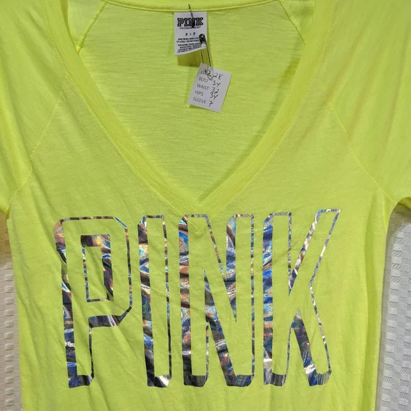 Pink yellow T-shirt small - Picture 5 of 7